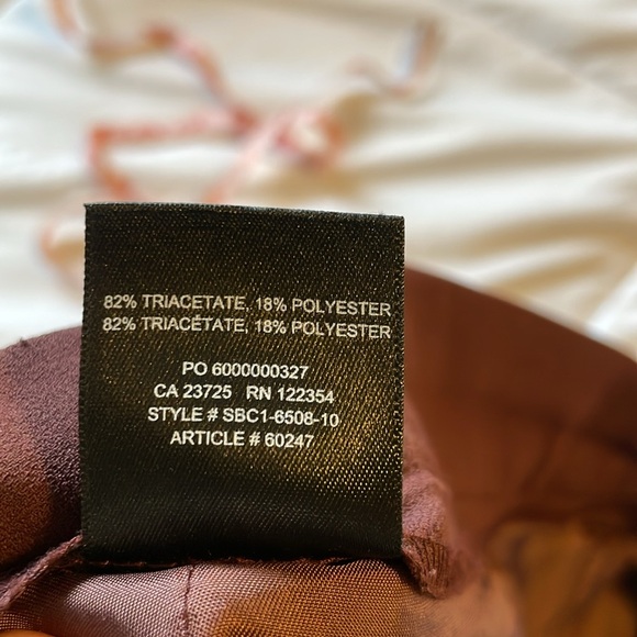 Babaton Aritzia Cropped Conan Pants Women’s Size 10 High Rise Pull On‎ Brown - Picture 9 of 9